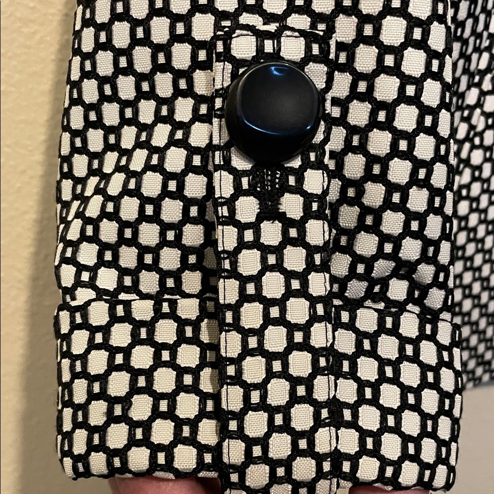 12P Nygard Collection Lined Black & White Women's Jacket - Picture 7 of 7